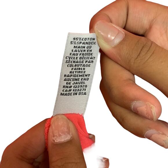 LA Made Sleeveless Crewneck A Line Knit Dress Back Cutout Coral Size Small - Picture 5 of 7